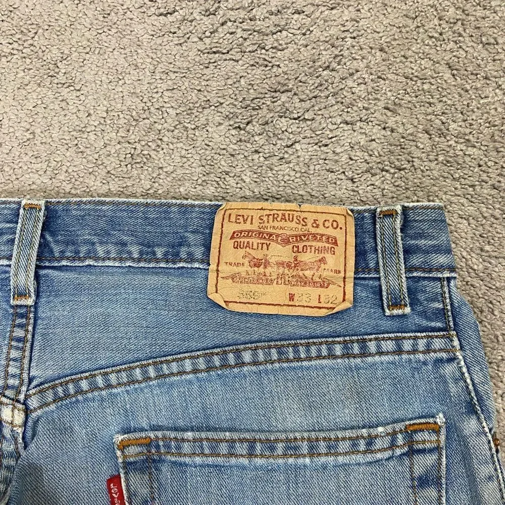 Levi's Men's Straight Blue Jeans 559 zip